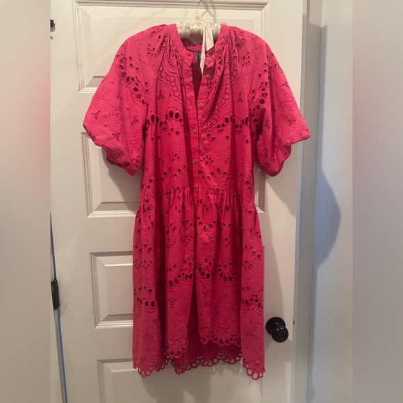 Anthropologie Tullulah Eyelet Dress - Picture 3 of 7